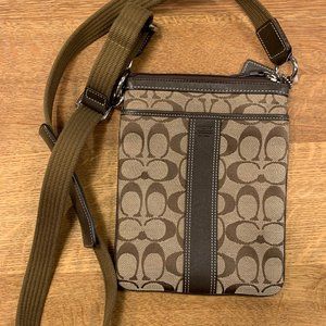 Vintage Coach Shoulder Tote Bag